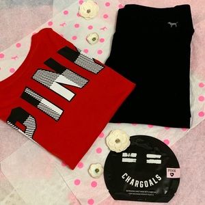 ❌SOLD❌ VS PINK campus t shirt & leggings bundle